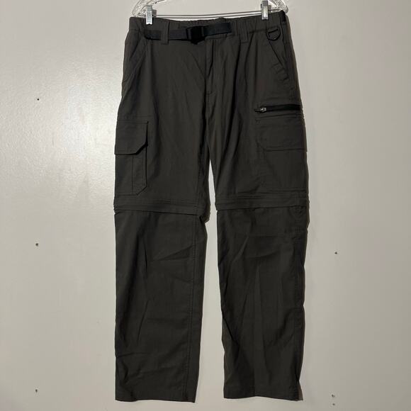 The B.C Clothing Convertible Stretch Cargo Gray Outerwear Pants Men’s MEDIUM - Picture 1 of 7
